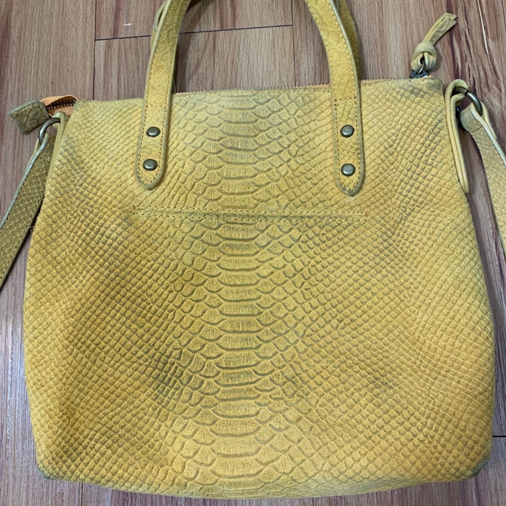 The Sak Sophie Suede Leather Crossbody Satchel - Picture 4 of 16
